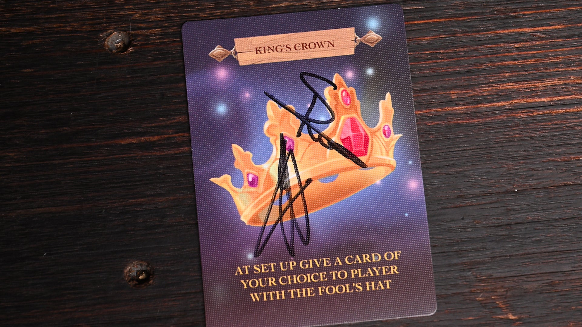 Signed Kingless Card